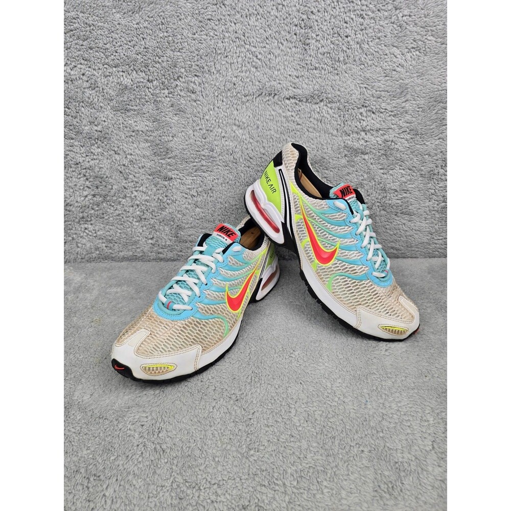 Nike Air Max Torch 4 White Multicolor Running Shoes CW5607-100  Womens Size 12US